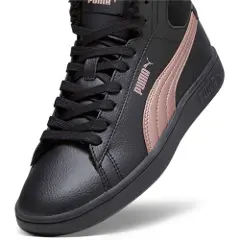 Puma Smash 3.0 Mid WTR Sneakers, Shoes, Black/Rose Gold, 40-4