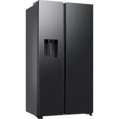 Samsung RS70F64KDF, Frittstående, Amerikansk dør, Sort, 2 dører, Premium Black Steel, På innsiden-5