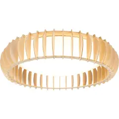 TRIO Skandinavisk taklampe beige 60 cm inkl. LED - Monte-3