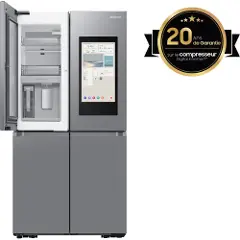 Samsung RF65DG9H0ESR, Frittstående, Fransk Dør, Rustfritt stål, Berøringskontroll, LED, På dør-1