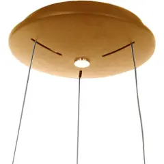 Steinhauer Designpendellampe gull inkl. dimbar LED - Ringlede-3