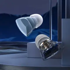 Choetech TWS-øretelefoner Choetech BH-T22 Breath Lighting (blå)-5