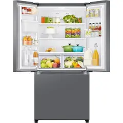 Samsung RF50C530ES9 - Kjøleskap/fryser - fransk dør underfryser med vannautomat - Wi-Fi - bredde: 81.7 cm - dybde: 71.5 cm - høyde: 177.6 cm - 495 liter - Klasse E - foredlet inox-2