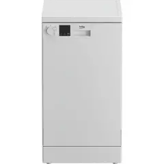 Beko DVS05024W oppvaskmaskin frittstående - Bredde: 45 cm - Høyde: 85 cm - LED-lys - For 10 kuverter - Hvit-1