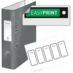 Leitz Brevordner 180° WOW Laminert kartong A4/80mm Rosa-3