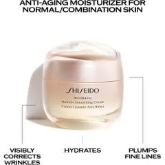 Shiseido rynkeutjevningskrem, dagkrem, kvinner, normal hud, ansikt, utjevning, 30 ml-2
