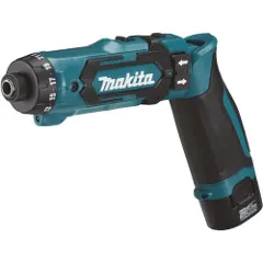 Makita 7,2V Knækskruetrækker DF012DSJ 2x1,5Ah-1
