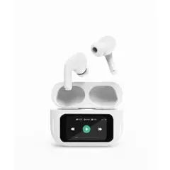 Gembird TWS In-Ear Bluetooth-hodesett med LCD-skjerm og aktiv støyreduksjon - hvit-5
