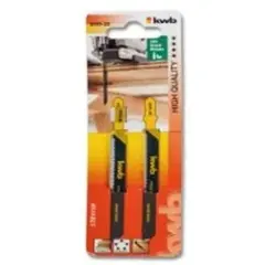 Kwb 610220, Stikksagblad, Sponplate, Konstruksjons Trematerial (tykk), Fibre board, Løvtre, High Carbon Steel (HCS), Sort, 3 mm, 10 cm-4