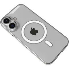 Nudient iPhone 16 Thin Deksel - kompatibel med MagSafe - Gjennomsiktig-3