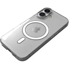 Nudient iPhone 16 Thin Deksel - kompatibel med MagSafe - Gjennomsiktig-2