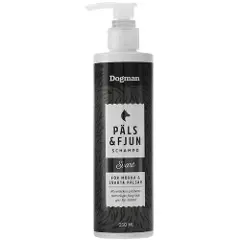 Dogman Päls & Fjun sjampo Svart-1
