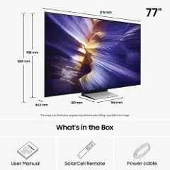 Samsung 77" OLED S90F 4K Vision AI Smart TV (2025)-4