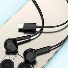 Dudao Hodetelefoner med USB-C-kontakt 1,2 m - Svart-4