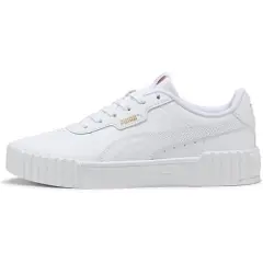 Puma Carina 3.0 Sneakers Women, Shoes, White/Gold, 37.5-1