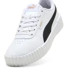 Puma Carina 3.0 Sneakers Women, Shoes, White/Black/Gold, 42-3