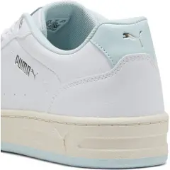 Puma Court Classic Sneakers Women, Shoes, White/Sea Glass/Silver, 38-4