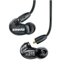 Shure AONIC 215 Lydisolerende Øretelefoner Svarte-5