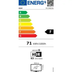 Sony Bravia Professional Displays - 50 Diagonalklasse LED-bakgrunnsbelyst LCD-skjerm - intelligent skilting - Android TV - 4K UHD (2160p) 3840 x 2160 - HDR-2