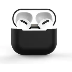 Hurtel Silikonetui for AirPods Pro-lader - Svart-1