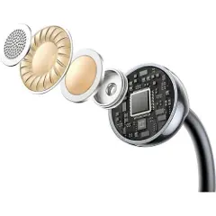 Usams Echo R02 Clip-On trådløse øretelefoner - svart-2