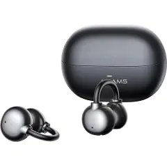 Usams Echo R02 Clip-On trådløse øretelefoner - svart-4