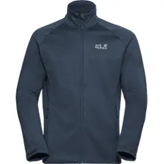 Jack Wolfskin Peak District, Fleecejakke, Herre, Midnight Sky-1