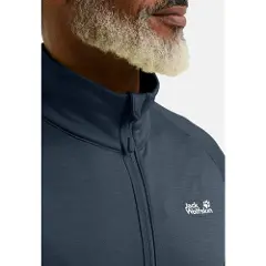 Jack Wolfskin Peak District, Fleecejakke, Herre, Midnight Sky-2