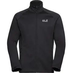 Jack Wolfskin Peak District, Fleecejakke, Herre, Black-1