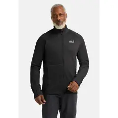 Jack Wolfskin Peak District, Fleecejakke, Herre, Black-5