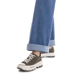 Refresh for woman. 17307903-KAKI Trainers 173079 green (38), 3 to 5 cm, Laces, Casual-2