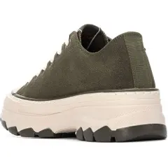 Refresh for woman. 17307903-KAKI Trainers 173079 green (38), 3 to 5 cm, Laces, Casual-4