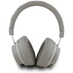 DKNY Rutete mønster Over-Ear trådløse hodetelefoner - Beige-2