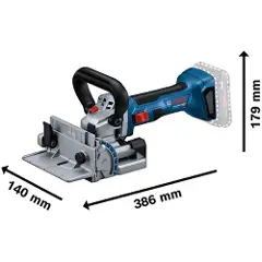Bosch Trådløs flat dybelkutter GFF 18V-22 Professional Solo, 18 volt (blå/svart, uten batteri og lader) - SOLO-4