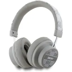DKNY Rutete mønster Over-Ear trådløse hodetelefoner - Beige-1