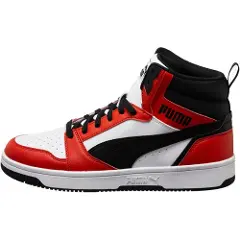 Puma Rebound Sneakers, Shoes, White/Black/Red, 36-5