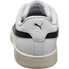 Puma Smash 3.0 Sneakers, Shoes, White/Black/Gold, 36-2