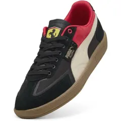 Puma Scuderia Ferrari Palermo Sneakers Unisex, Shoes, Black/Alpine Snow, 41-3