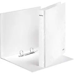 Leitz WOW - Ringperm - bokryggbredde: 40 mm - for A4 Maxi - kapasitet: 250 ark - perlehvit-1