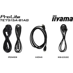Iiyama Prolite Te7515a-b1ag 75´´ 4k Ips Led Berøringsskjerm-5