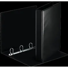 Esselte presentasjonsringperm Essentails, A4, svart 4 D-ringmekanisme, ryggbredde: 50 mm, ringdiameter: (49717)-2