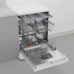 Gorenje GS643C90W, Frittstående, Full størrelse (60 cm), Hvit, Berøringskontroll, 3 kurver, Rustfritt stål-4