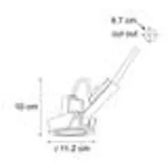 QAZQA Moderne innfelt spotlight sort vippebar AR70 - Cisco-2