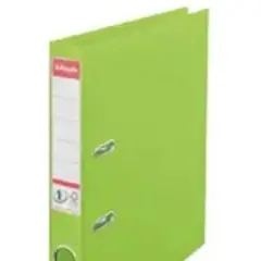 Esselte No.1 - Hevarmbuefil - bokryggbredde: 50 mm - for A4 - kapasitet: 350 ark - livlig grønn-5