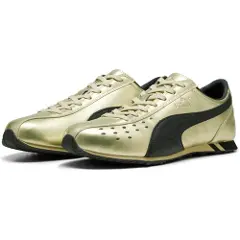 Puma Sprint Metallic Sneakers Unisex, Shoes, Gold/Black, 42.5-5