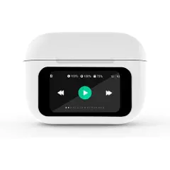 Gembird TWS In-Ear Bluetooth-hodesett med LCD-skjerm og aktiv støyreduksjon - hvit-2