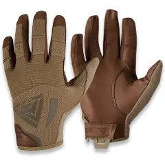 Direct Action Hard XXL hansker, Leather, Coyote Brown-1