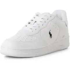 Ralph Lauren Ftw for man. 809891791009 Smooth leather trainers white (45), Flat, Laces, Casual-5