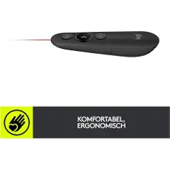 Logitech R500s - Fjernkontroll for presentasjon - 3 knapper - grafitt-5