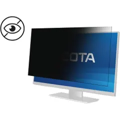 Dicota - Personvernfilter for skjerm - universell - 2-veis - avtakbar - skinne-montert - 17.3 - svart-2